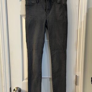 MADEWELL jeans, dark gray wash